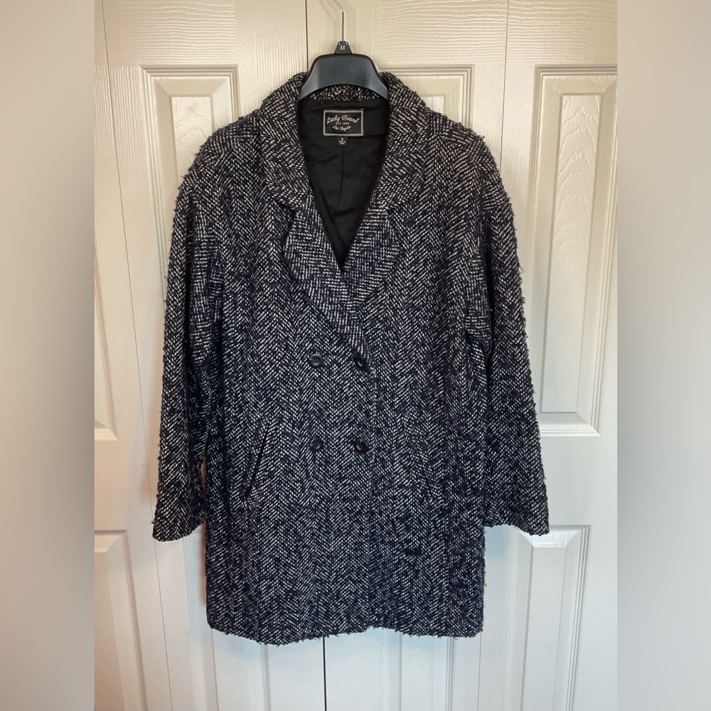 Lucky Brand Boucle Double Breasted Coat - GUC
